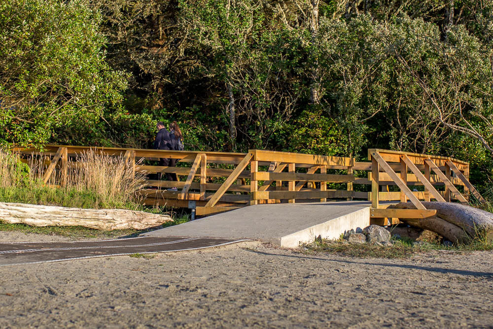Access ramp at Mackenzie Beach