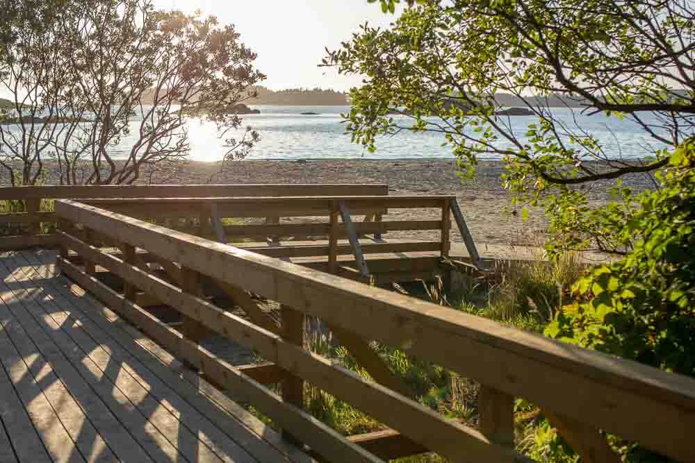 Access ramp at Mackenzie Beach