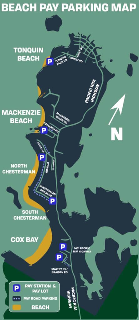 Beach Pay Parking Map