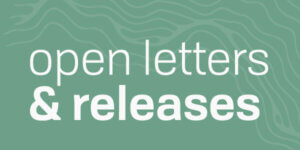 open letters and releases