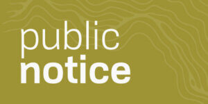 Public Notice