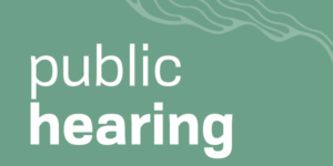 public hearing