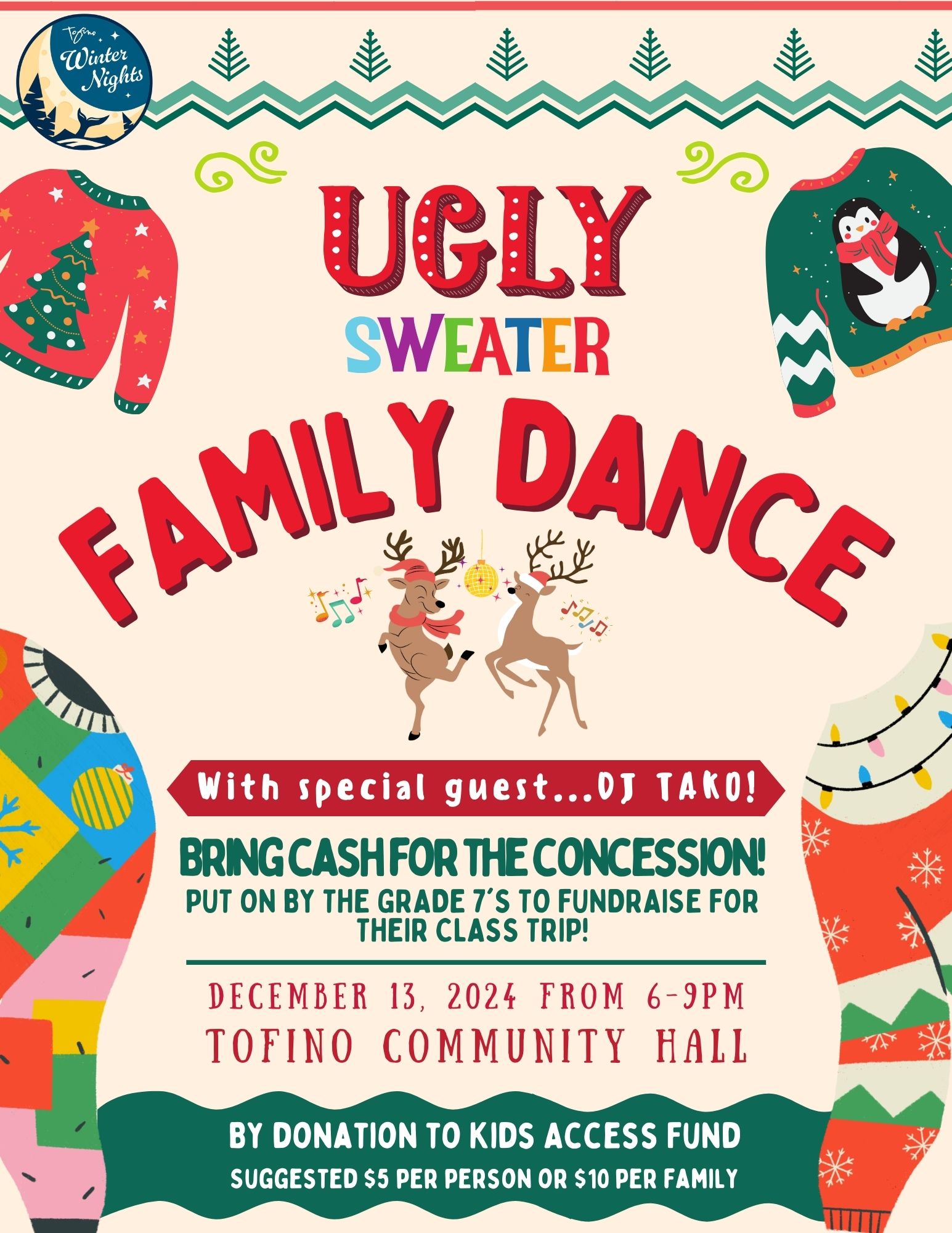 ugly sweater family dance