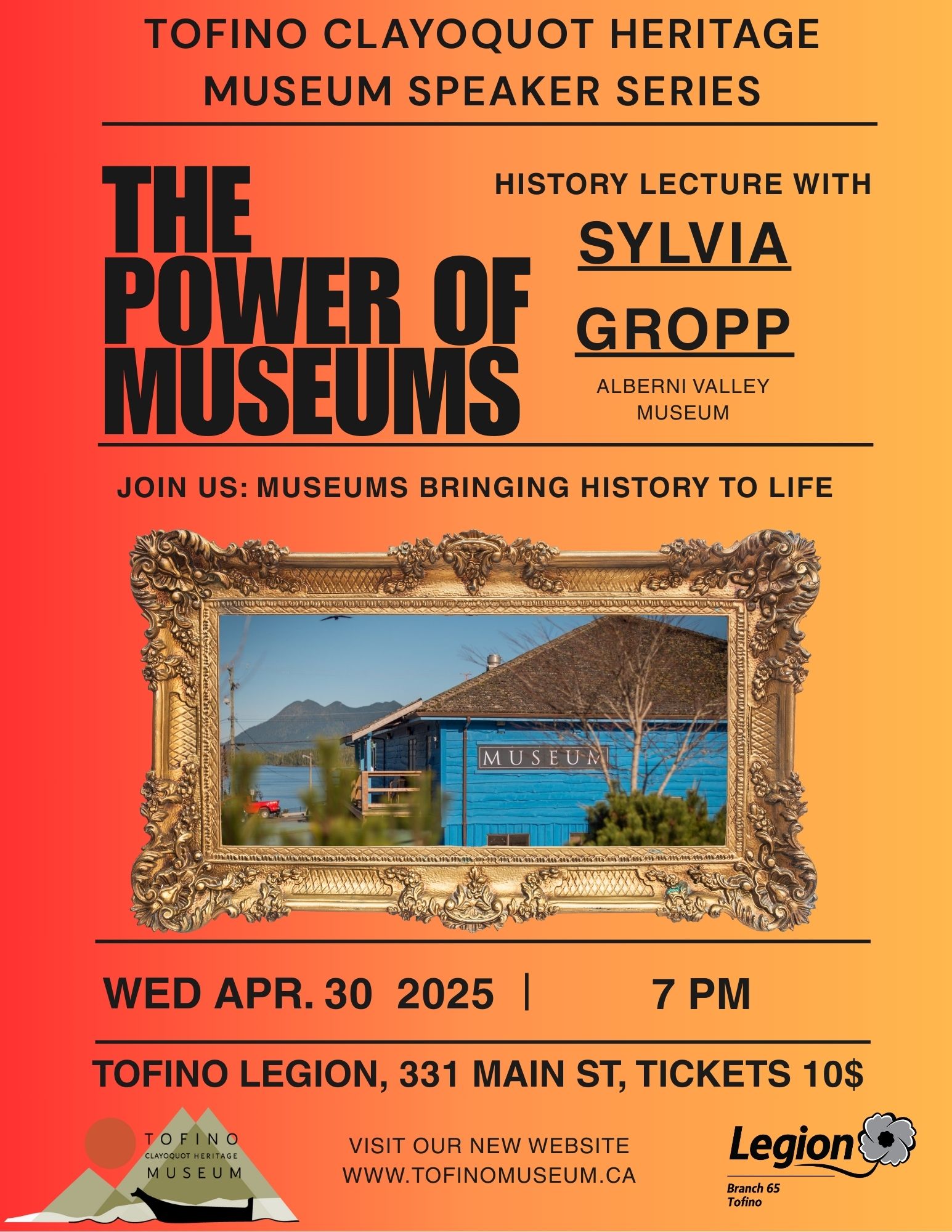 Poster April 2025 The Power of Museums poster