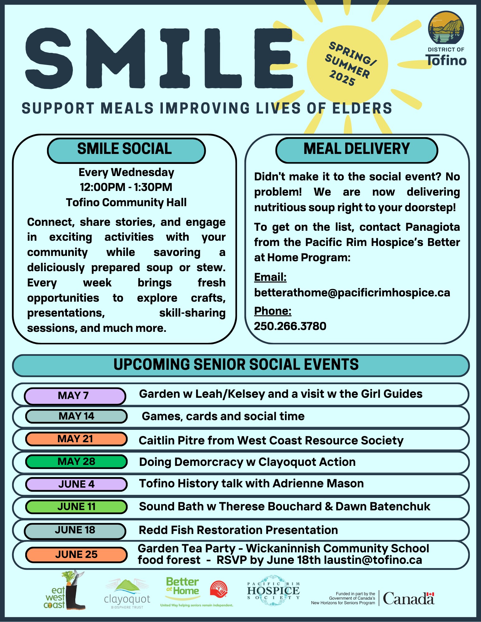 SMILE program Springearly summer 2025 (1) SMILE Program Calendar