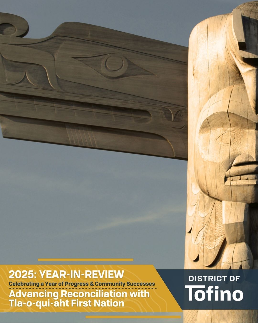 year in review graphic with totem