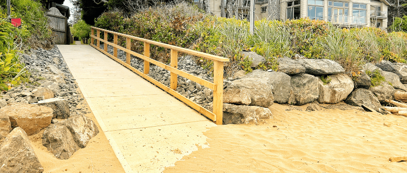 Accessible Beach Ramp Cox Bay